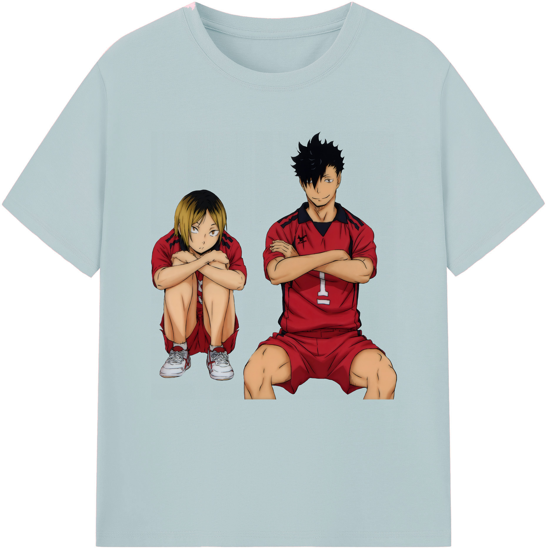 （画像用） ハイキュー!! Haikyu!! 綿100％半袖Tシャツ（フロントプリント）
